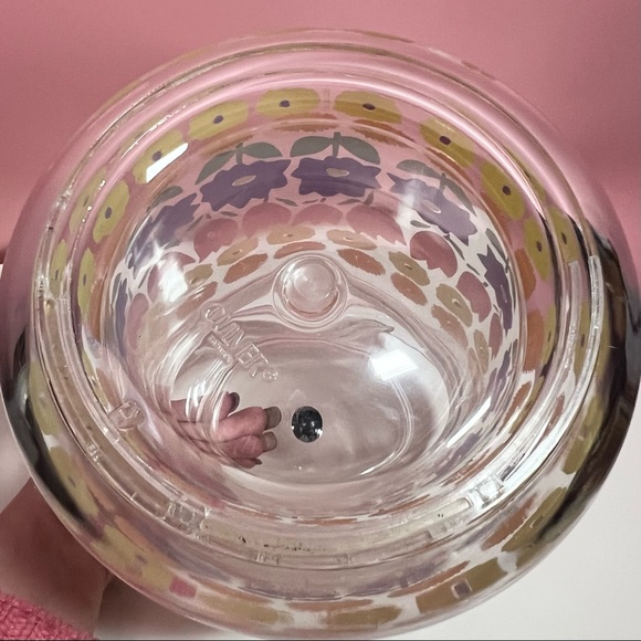 Vintage pastel retro floral ice bucket - Picture 5 of 6